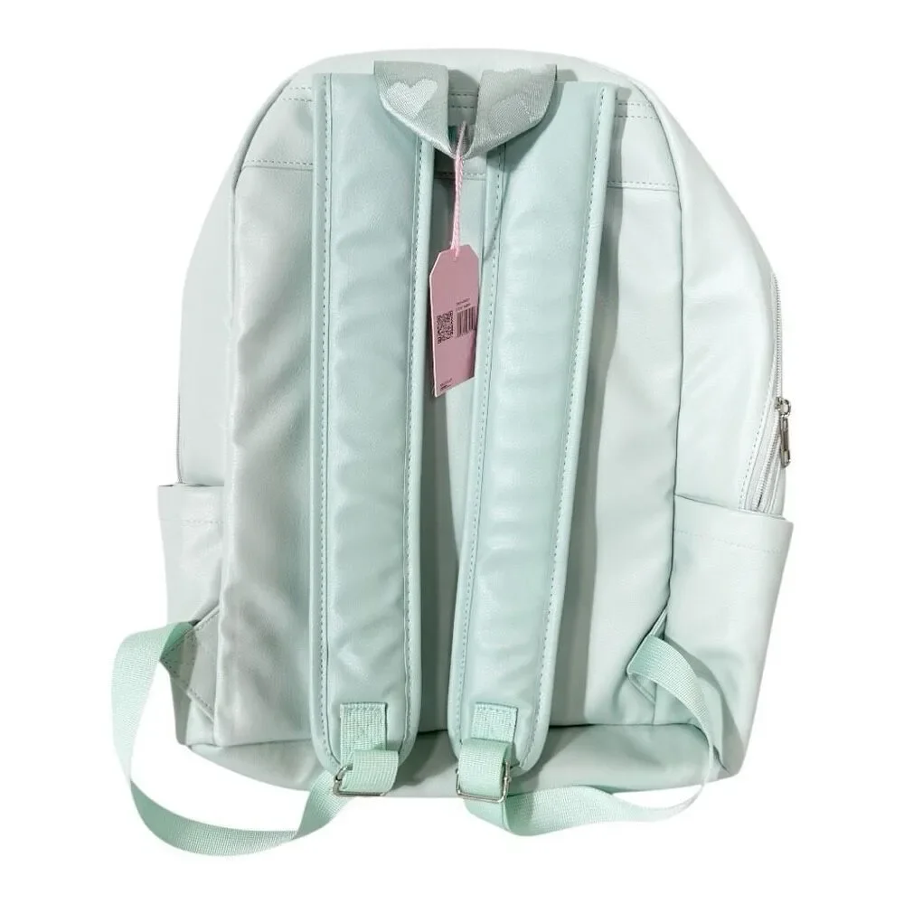 Omg Miss Gwen’s Girls Mint‎ Green Woven Large Faux Leather School Dance Backpack